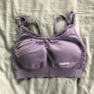 Gymshark Energy+ Seamless Sports Bra - Lavender